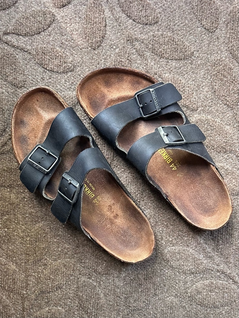 Men’s Birkenstock Arizona Oiled Black Leather Size 44 (11) - Picture 3 of 10